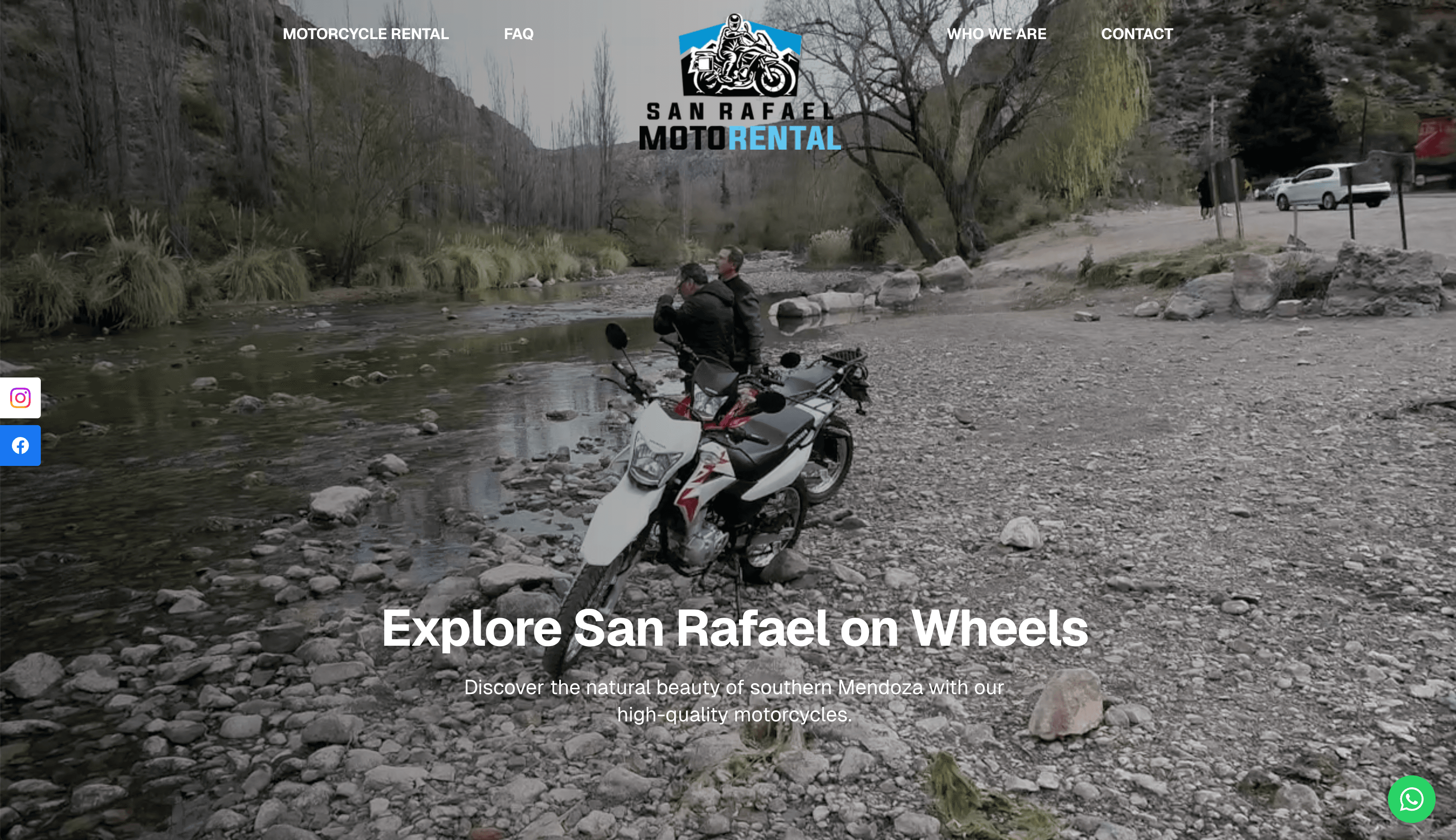 Moto Rental website preview